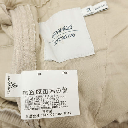 【中古】ノンネイティブ nonnative × グラミチ コットン イージー 太畝 コーデュロイパンツ ベージュ【サイズ3】【 状態ランクC 】【 メンズ 】