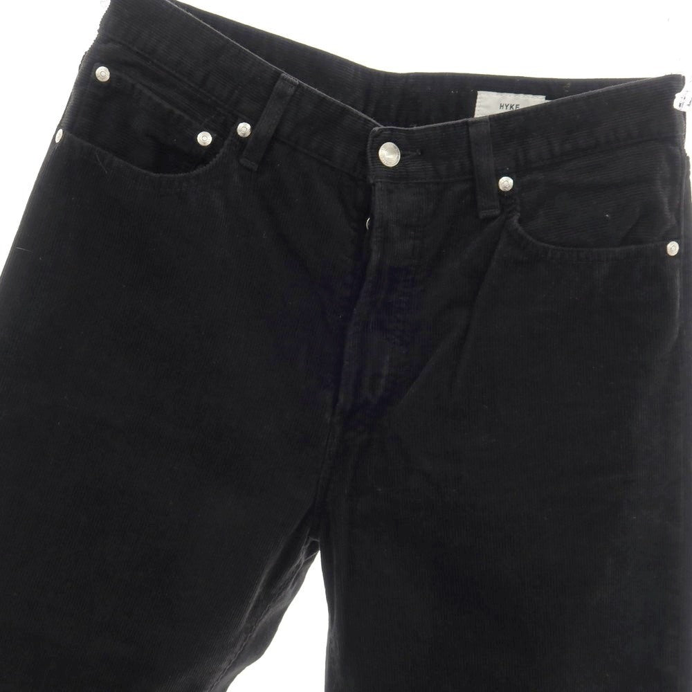 【中古】ハイク HYKE コットン コーデュロイパンツ ブラック【サイズ36】【 状態ランクB 】【 メンズ 】