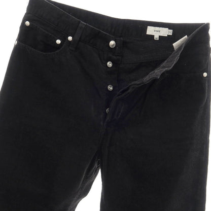 【中古】ハイク HYKE コットン コーデュロイパンツ ブラック【サイズ36】【 状態ランクB 】【 メンズ 】