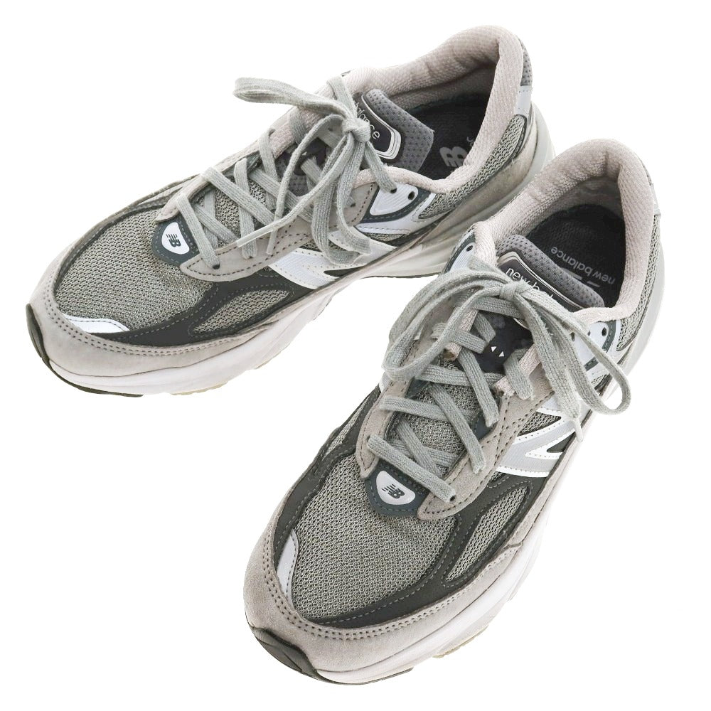 【中古】ニューバランス NEW BALANCE M990GL6 M990V6 made in USA スエード スニーカー グレー【サイズ26cm】【 状態ランクC 】【 メンズ 】