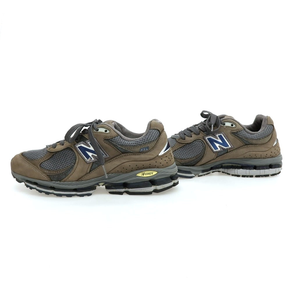 【中古】ニューバランス NEW BALANCE MR2002CU made in USA スエード スニーカー ウォームグレーxグレー【サイズ26cm】【 状態ランクC 】【 メンズ 】