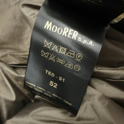 【新品アウトレット】ムーレー MOORER TED-S1 コットンポリエステルナイロン ダウンコート オリーブグリーン【サイズ52】【 状態ランクN- 】【 メンズ 】