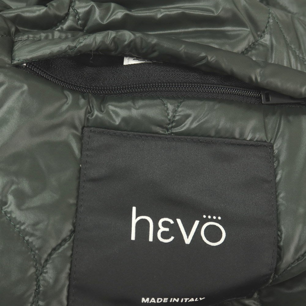 【新品アウトレット】イーヴォ Hevo ポリエステル 中綿入り フーデッドコート ブラック【サイズ48】【 状態ランクN- 】【 メンズ 】