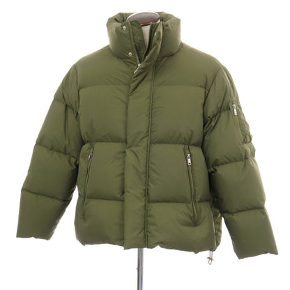 【新品】アルファスタイル ALPHA STYLE APEX レバレット クロップド ダウンパファー ナイロン スタンドカラー ダウンジャケット オリーブグリーン【サイズL】【 状態ランクN 】【 メンズ 】