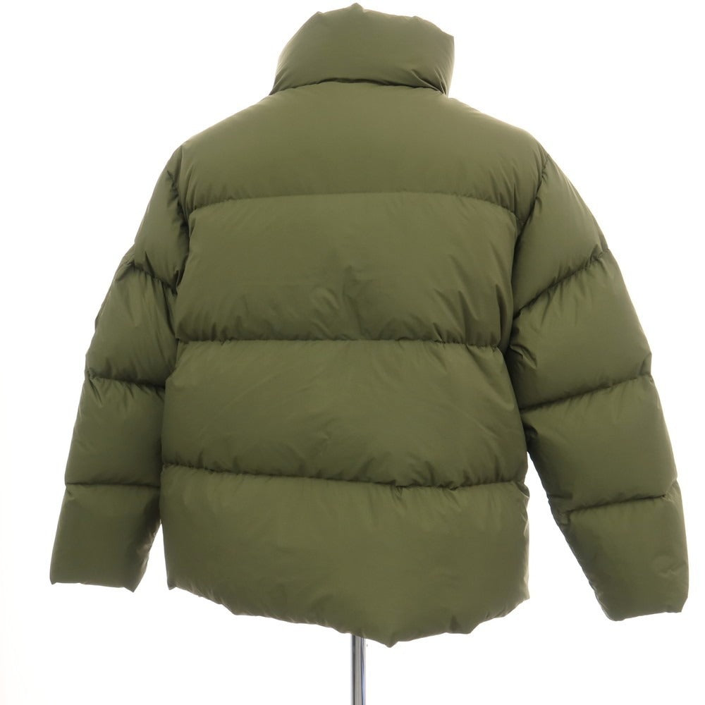 【新品】アルファスタイル ALPHA STYLE APEX レバレット クロップド ダウンパファー ナイロン スタンドカラー ダウンジャケット オリーブグリーン【サイズL】【 状態ランクN 】【 メンズ 】