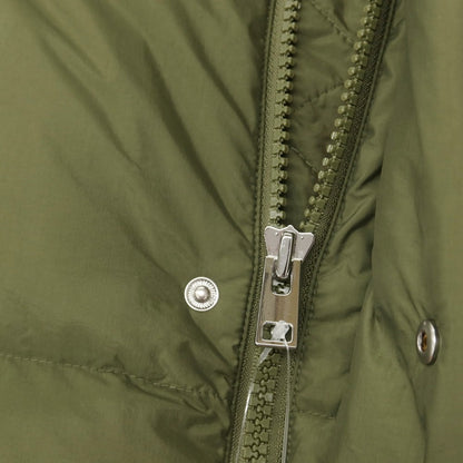 【新品】アルファスタイル ALPHA STYLE APEX レバレット クロップド ダウンパファー ナイロン スタンドカラー ダウンジャケット オリーブグリーン【サイズL】【 状態ランクN 】【 メンズ 】