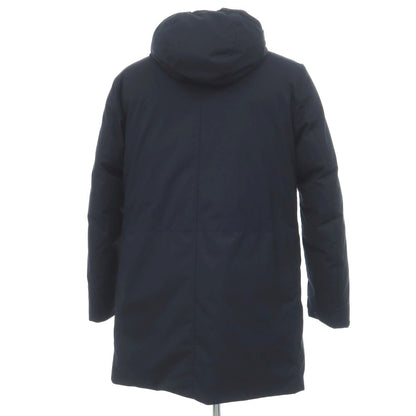 【新品】スローウェア SLOWEAR ポリエステルレーヨン フーデッド ダウンコート ネイビー【サイズ50】【 状態ランクN 】【 メンズ 】