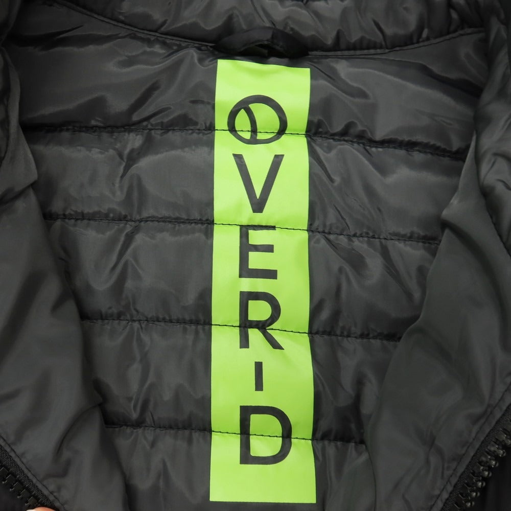 【新品】オーバーディー OVER/D ポリエステル スタンドカラー 中綿ブルゾン ブラック【サイズL】【 状態ランクN 】【 メンズ 】