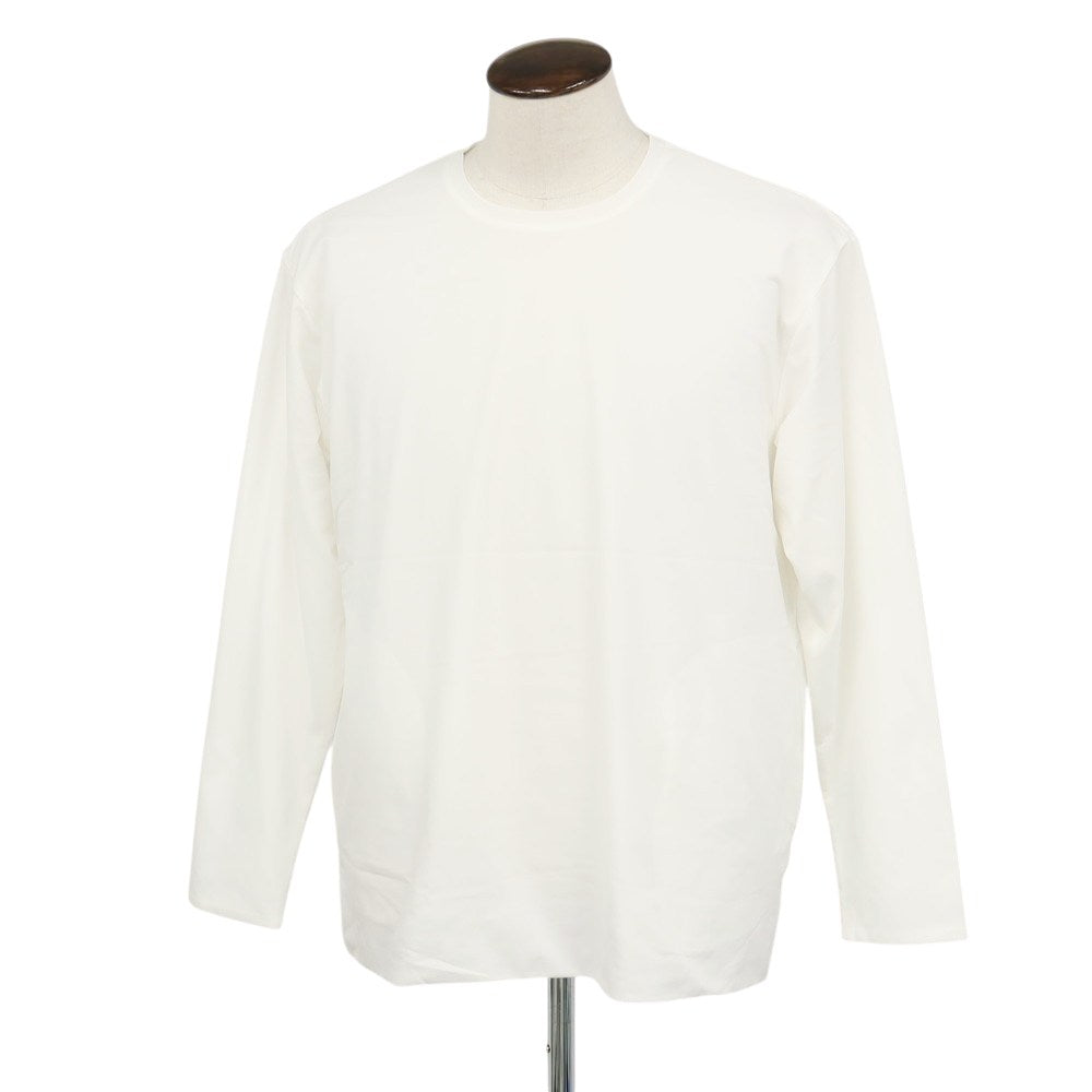 【中古】デサント オルテライン DESCENTE ALLTERRAIN ナイロン ダブルテーラーリング クルーネック 長袖Ｔシャツ ホワイト【サイズJP L】【 状態ランクB 】【 メンズ 】