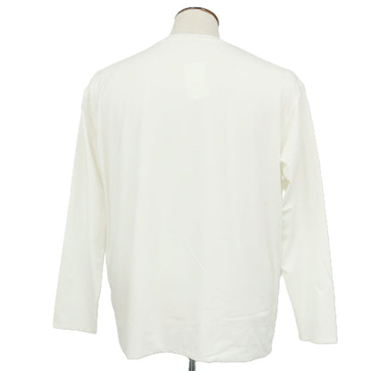 【中古】デサント オルテライン DESCENTE ALLTERRAIN ナイロン ダブルテーラーリング クルーネック 長袖Ｔシャツ ホワイト【サイズJP L】【 状態ランクB 】【 メンズ 】