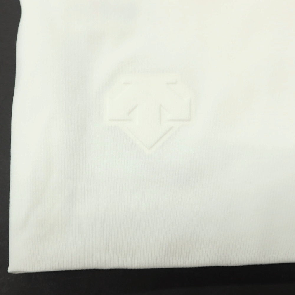 【中古】デサント オルテライン DESCENTE ALLTERRAIN ナイロン ダブルテーラーリング クルーネック 長袖Ｔシャツ ホワイト【サイズJP L】【 状態ランクB 】【 メンズ 】