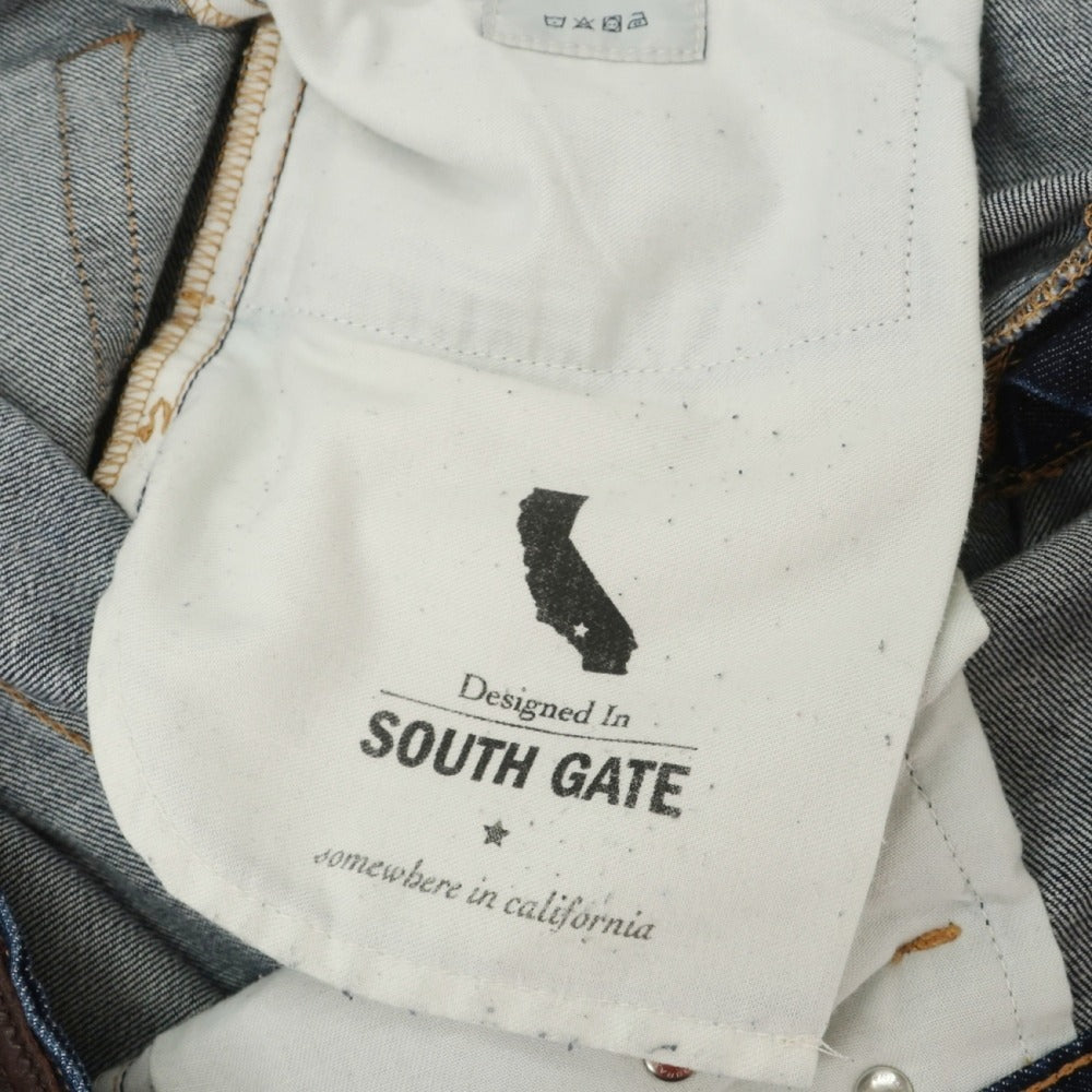 【中古】エージー アドリアーノゴールドシュミット AG Adriano Goldschmied THE TELLIS ストレッチ デニムパンツ ジーンズ ネイビー【サイズ32】【 状態ランクC 】【 メンズ 】