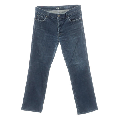 【中古】セブンフォーオール マンカインド 7 For All Mankind Standard ストレッチ コットン デニムパンツ ジーンズ ネイビー【サイズ32】【 状態ランクC 】【 メンズ 】