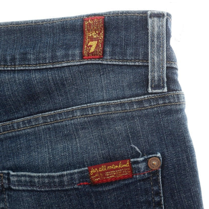 【中古】セブンフォーオール マンカインド 7 For All Mankind Standard ストレッチ コットン デニムパンツ ジーンズ ネイビー【サイズ32】【 状態ランクC 】【 メンズ 】