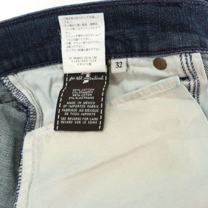 【中古】セブンフォーオール マンカインド 7 For All Mankind Standard ストレッチ コットン デニムパンツ ジーンズ ネイビー【サイズ32】【 状態ランクC 】【 メンズ 】