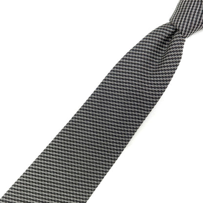 【中古】ジョルジオアルマーニ GIORGIO ARMANI シルク ネクタイ ブラックxグレー【 状態ランクB 】【 メンズ 】