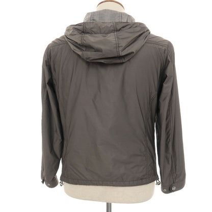【中古】アルマーニ コレッツォーニ ARMANI COLLEZIONI ポリエステル ダブルジップ フーデッドブルゾン グレー【サイズ46】【 状態ランクC 】【 メンズ 】