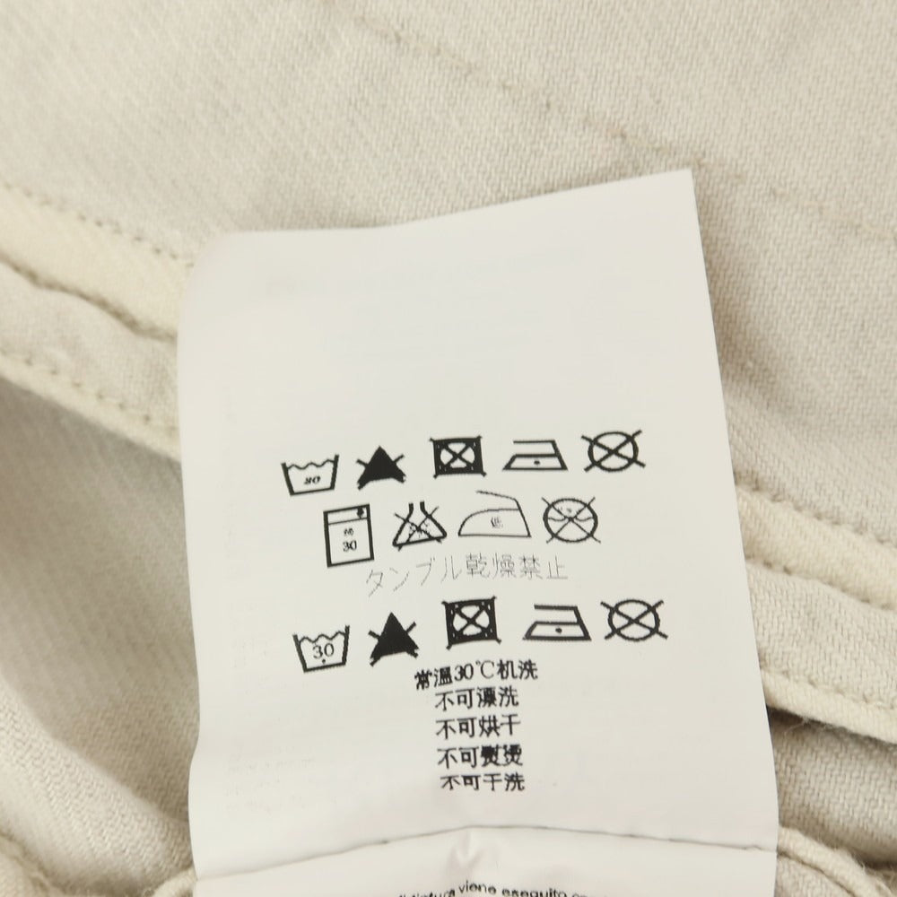【中古】リプレイ REPLAY コットン デニムジャケット オフホワイト【サイズS】【 状態ランクC 】【 メンズ 】