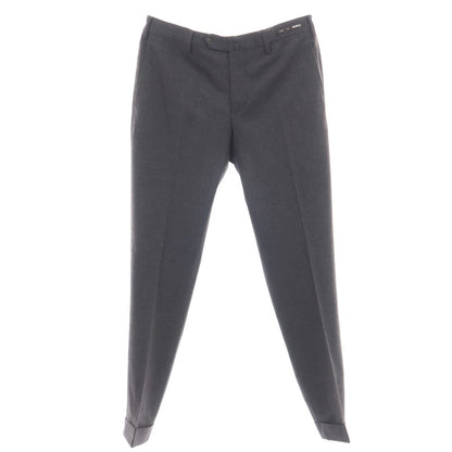 【中古】ピーティーゼロウーノ PT01 BEAMS F別注 ウールポリウレタン ドレススラックスパンツ ダークグレー【サイズ48】【 状態ランクB 】【 メンズ 】