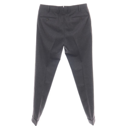 【中古】ピーティーゼロウーノ PT01 BEAMS F別注 ウールポリウレタン ドレススラックスパンツ ダークグレー【サイズ48】【 状態ランクB 】【 メンズ 】