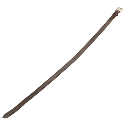 【中古】ホワイトハウスコックス Whitehouse Cox ブライドルレザー ベルト ダークブラウンxシルバー【サイズ34/85】【 状態ランクC 】【 メンズ 】