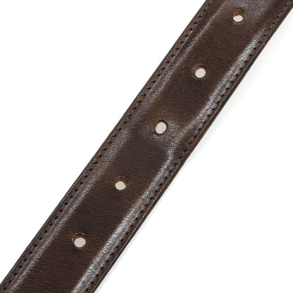 【中古】ホワイトハウスコックス Whitehouse Cox ブライドルレザー ベルト ダークブラウンxシルバー【サイズ34/85】【 状態ランクC 】【 メンズ 】