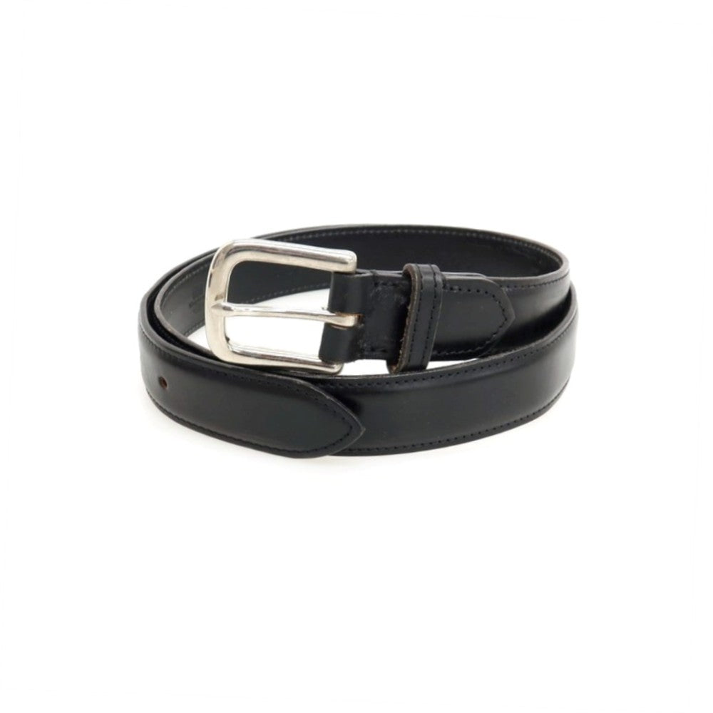 【中古】ホワイトハウスコックス Whitehouse Cox ブライドルレザー ベルト ブラックxシルバー【サイズ34/85】【 状態ランクC 】【 メンズ 】