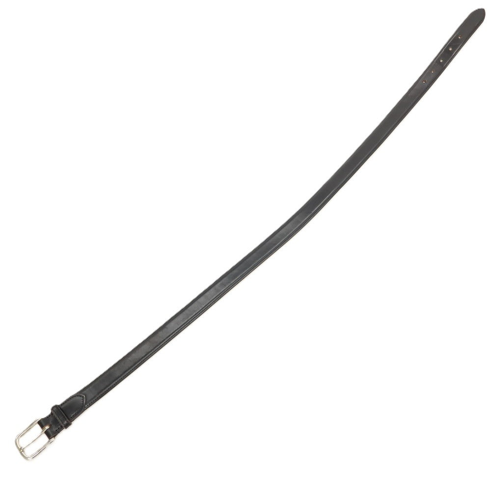 【中古】ホワイトハウスコックス Whitehouse Cox ブライドルレザー ベルト ブラックxシルバー【サイズ34/85】【 状態ランクC 】【 メンズ 】
