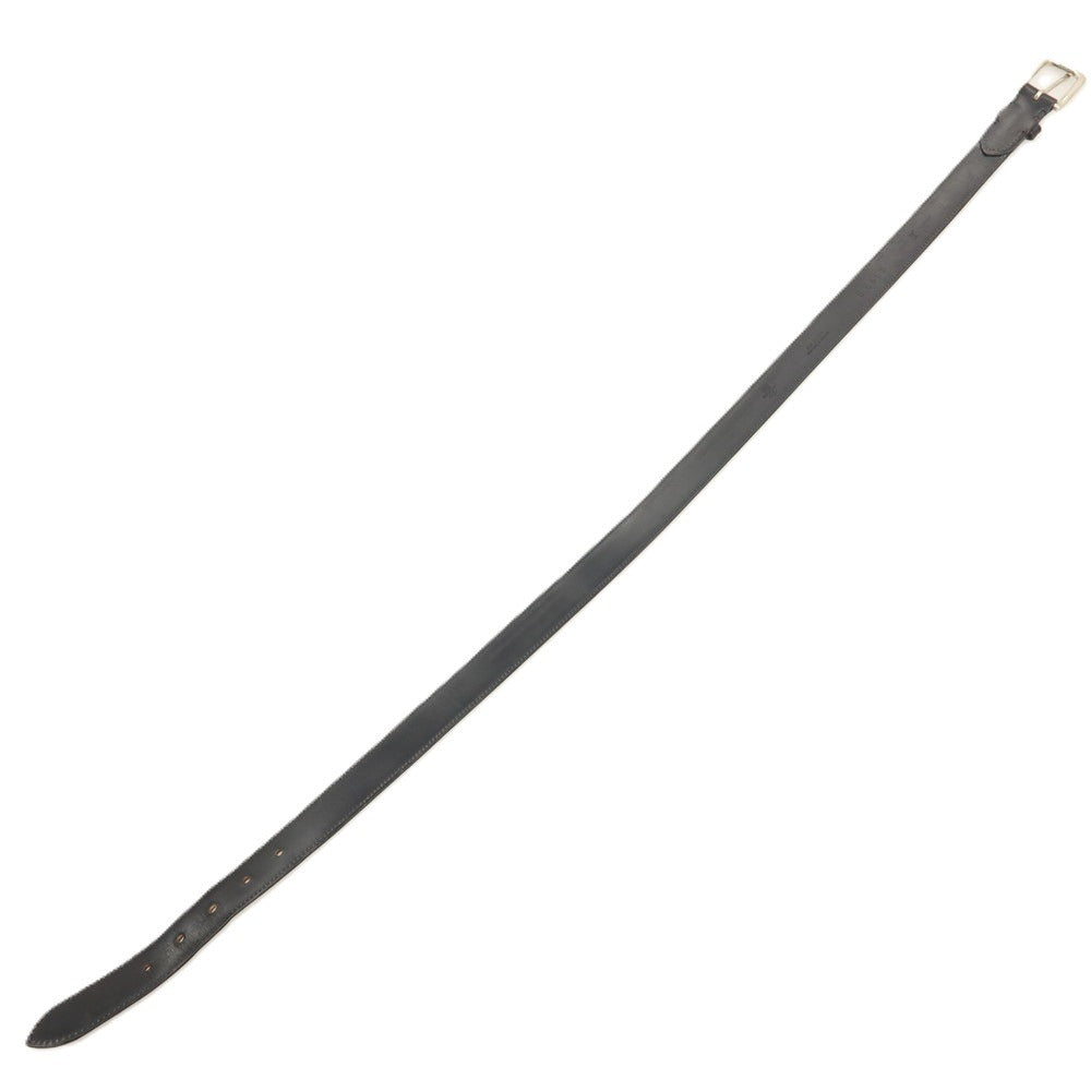 【中古】ホワイトハウスコックス Whitehouse Cox ブライドルレザー ベルト ブラックxシルバー【サイズ34/85】【 状態ランクC 】【 メンズ 】