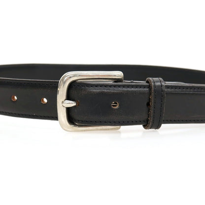【中古】ホワイトハウスコックス Whitehouse Cox ブライドルレザー ベルト ブラックxシルバー【サイズ34/85】【 状態ランクC 】【 メンズ 】