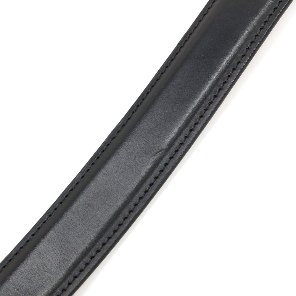 【中古】ホワイトハウスコックス Whitehouse Cox ブライドルレザー ベルト ブラックxシルバー【サイズ34/85】【 状態ランクC 】【 メンズ 】