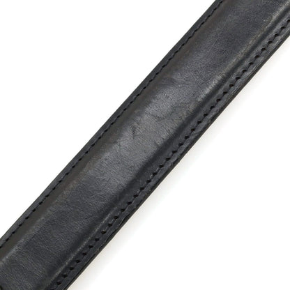 【中古】ホワイトハウスコックス Whitehouse Cox ブライドルレザー ベルト ブラックxシルバー【サイズ34/85】【 状態ランクC 】【 メンズ 】