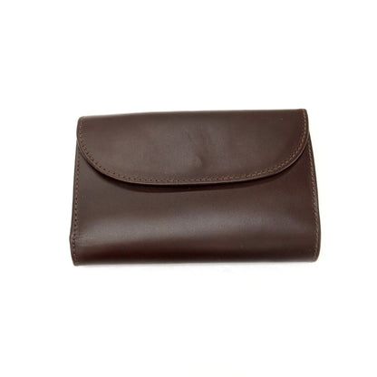 【中古】ホワイトハウスコックス Whitehouse Cox レザー 三つ折り財布 ダークブラウン【 状態ランクB 】【 メンズ 】