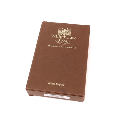 【中古】ホワイトハウスコックス Whitehouse Cox レザー 三つ折り財布 ダークブラウン【 状態ランクB 】【 メンズ 】