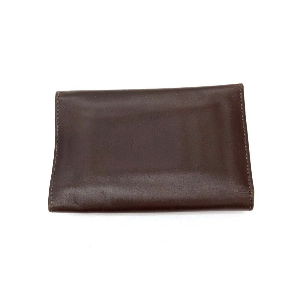 【中古】ホワイトハウスコックス Whitehouse Cox レザー 三つ折り財布 ダークブラウン【 状態ランクB 】【 メンズ 】