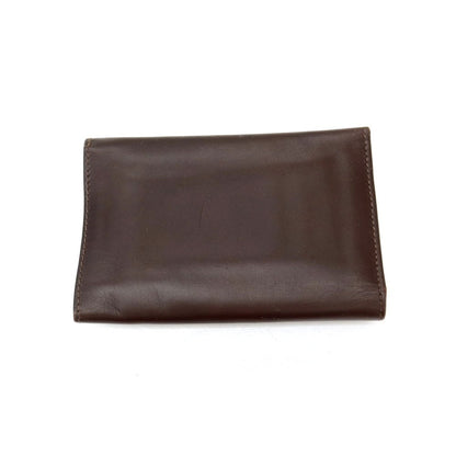 【中古】ホワイトハウスコックス Whitehouse Cox レザー 三つ折り財布 ダークブラウン【 状態ランクB 】【 メンズ 】