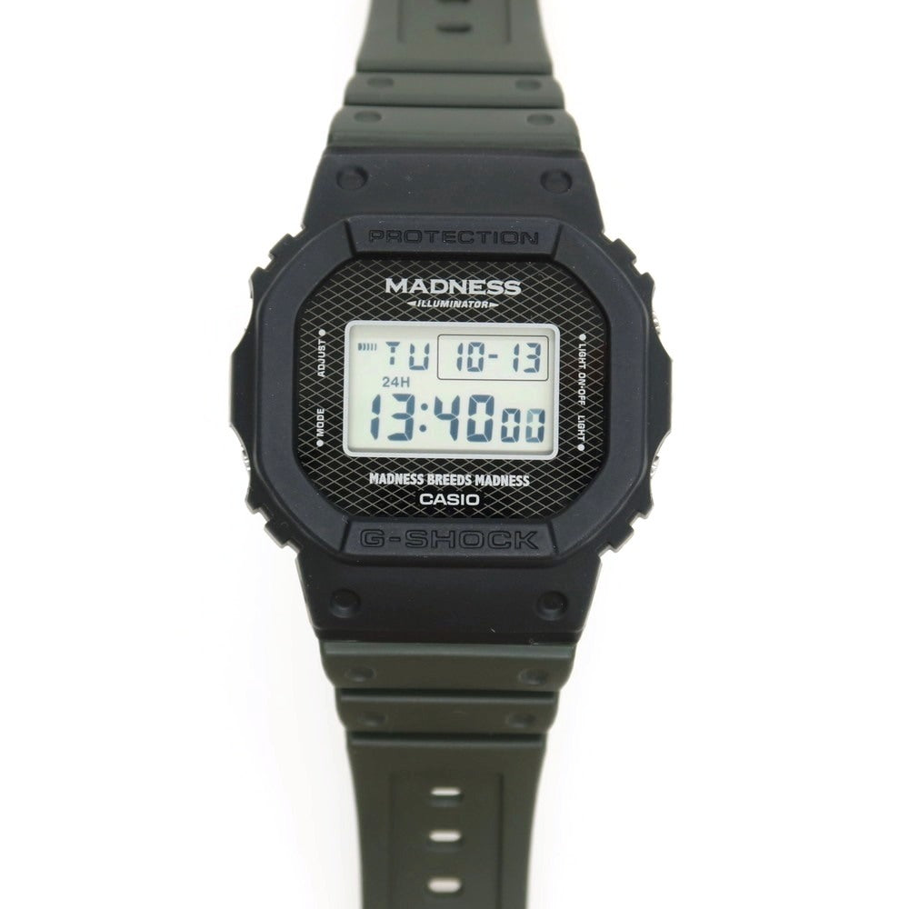 【中古】ジーショック G-SHOCK × MADNESS DW-5000MD 腕時計 ブラックxダークグリーン【 状態ランクA 】【 メンズ 】