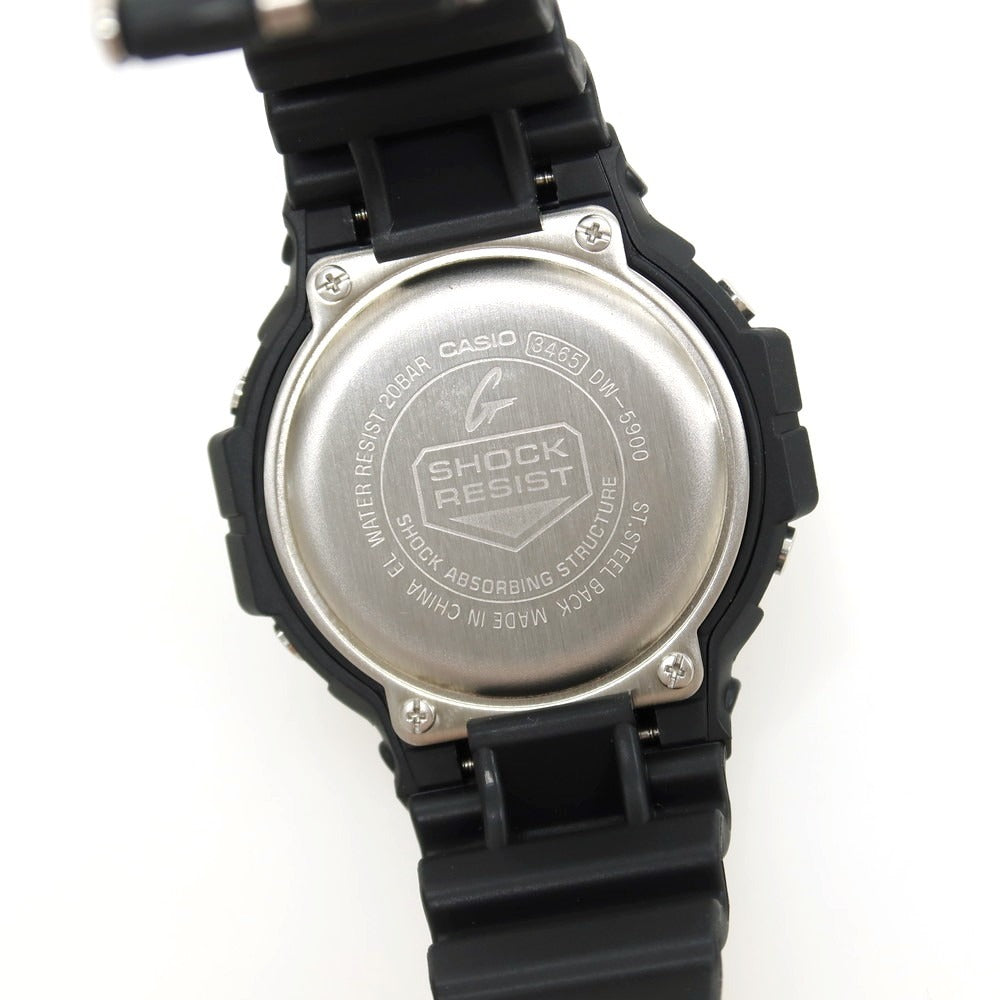 【中古】ジーショック G-SHOCK DW-5900 腕時計 ブラック【 状態ランクA 】【 メンズ 】