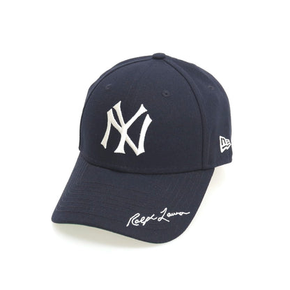 【中古】ポロ ラルフローレン Polo Ralph Lauren × NEW ERA POLO RALPH LAUREN50周年記念 ベースボールキャップ 帽子 ネイビー【サイズL】【 状態ランクA 】【 メンズ 】
