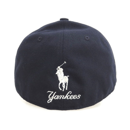 【中古】ポロ ラルフローレン Polo Ralph Lauren × NEW ERA POLO RALPH LAUREN50周年記念 ベースボールキャップ 帽子 ネイビー【サイズL】【 状態ランクA 】【 メンズ 】