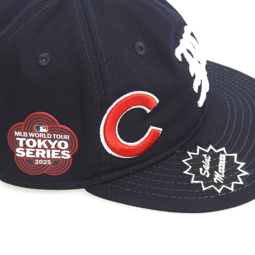 【中古】セント マイケル SAINT Mxxxxxx × NEW ERA MLB WORLD TOUR TOKYO SERIES 2025 ベースボールキャップ 帽子 ダークネイビー【 状態ランクB 】【 メンズ 】
