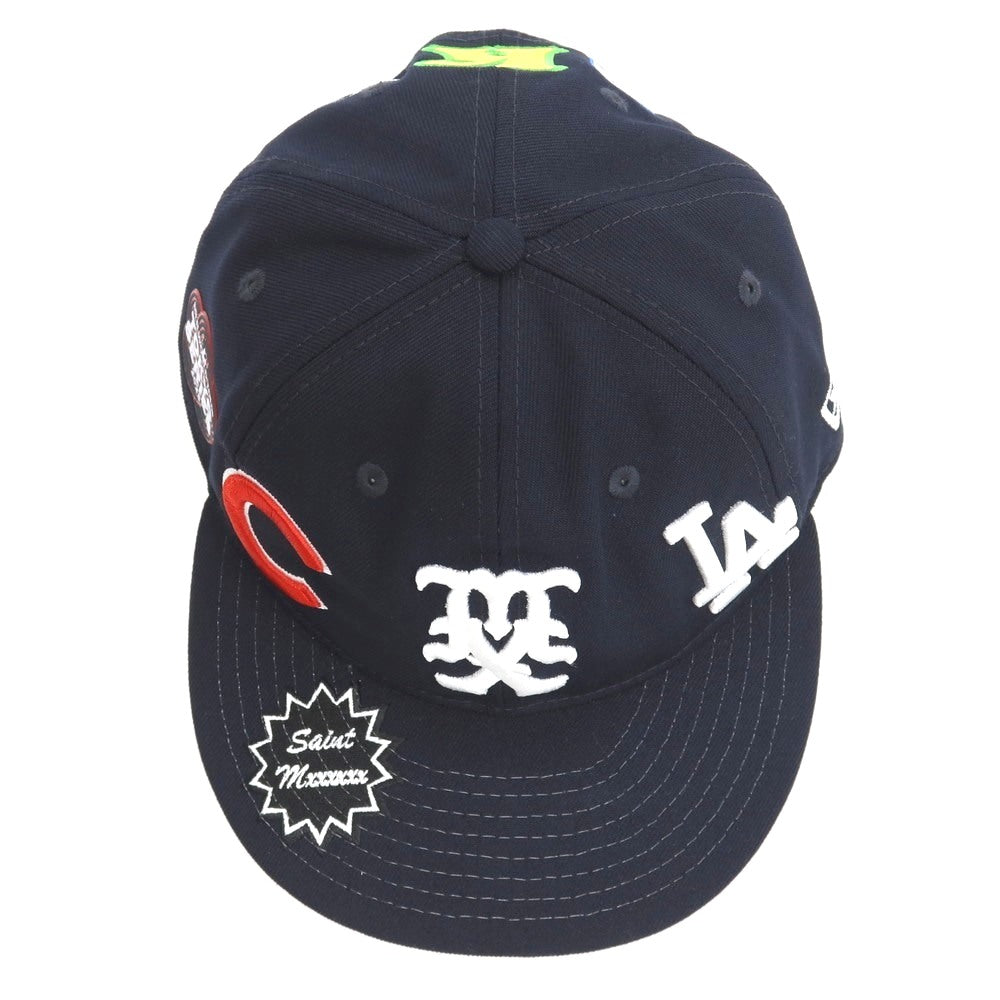 【中古】セント マイケル SAINT Mxxxxxx × NEW ERA MLB WORLD TOUR TOKYO SERIES 2025 ベースボールキャップ 帽子 ダークネイビー【 状態ランクB 】【 メンズ 】