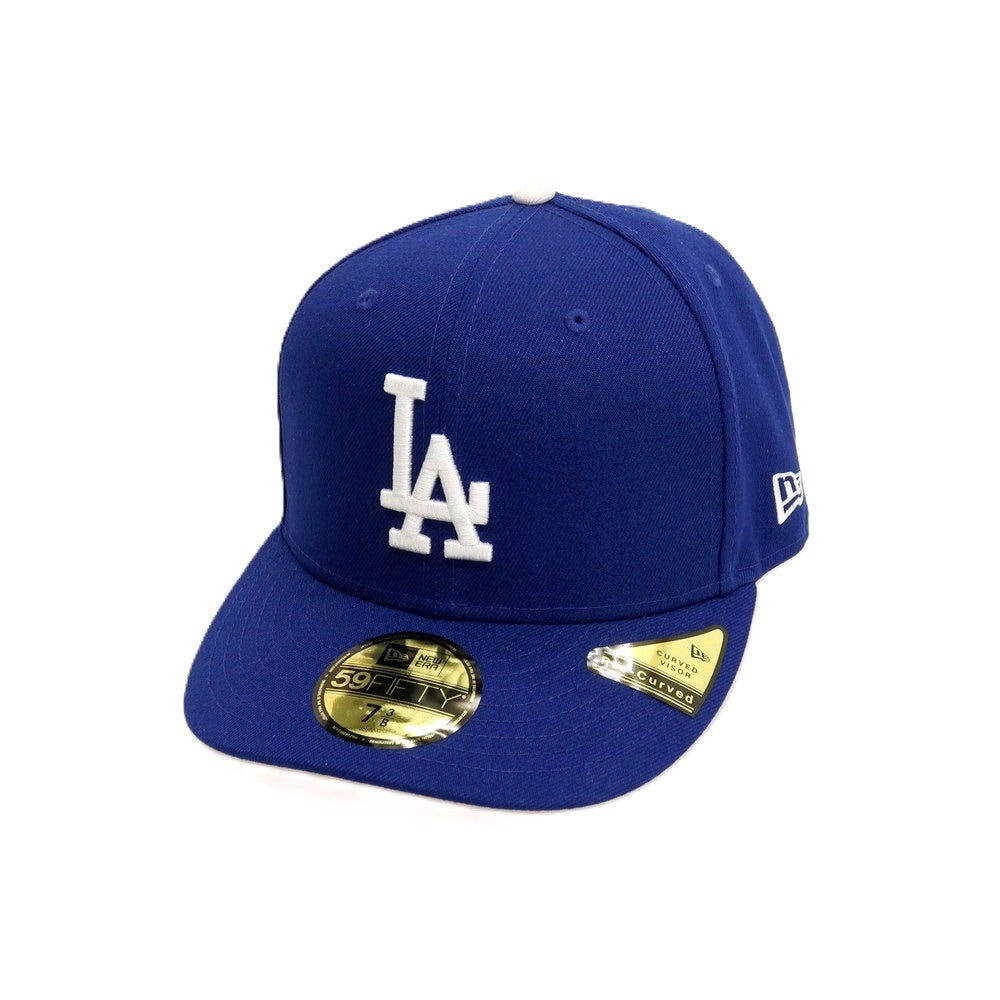 【中古】ニューエラ NEW ERA ポリエステル ベースボールキャップ 帽子 ブルー【サイズ7 3/8（58.7cm）】【 状態ランクA 】【 メンズ 】