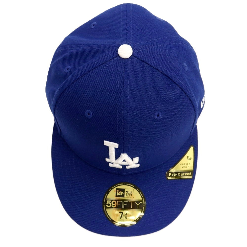 【中古】ニューエラ NEW ERA ポリエステル ベースボールキャップ 帽子 ブルー【サイズ7 3/8（58.7cm）】【 状態ランクA 】【 メンズ 】