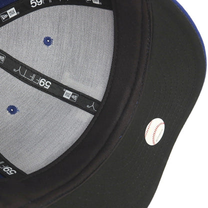 【中古】ニューエラ NEW ERA ポリエステル ベースボールキャップ 帽子 ブルー【サイズ7 3/8（58.7cm）】【 状態ランクA 】【 メンズ 】