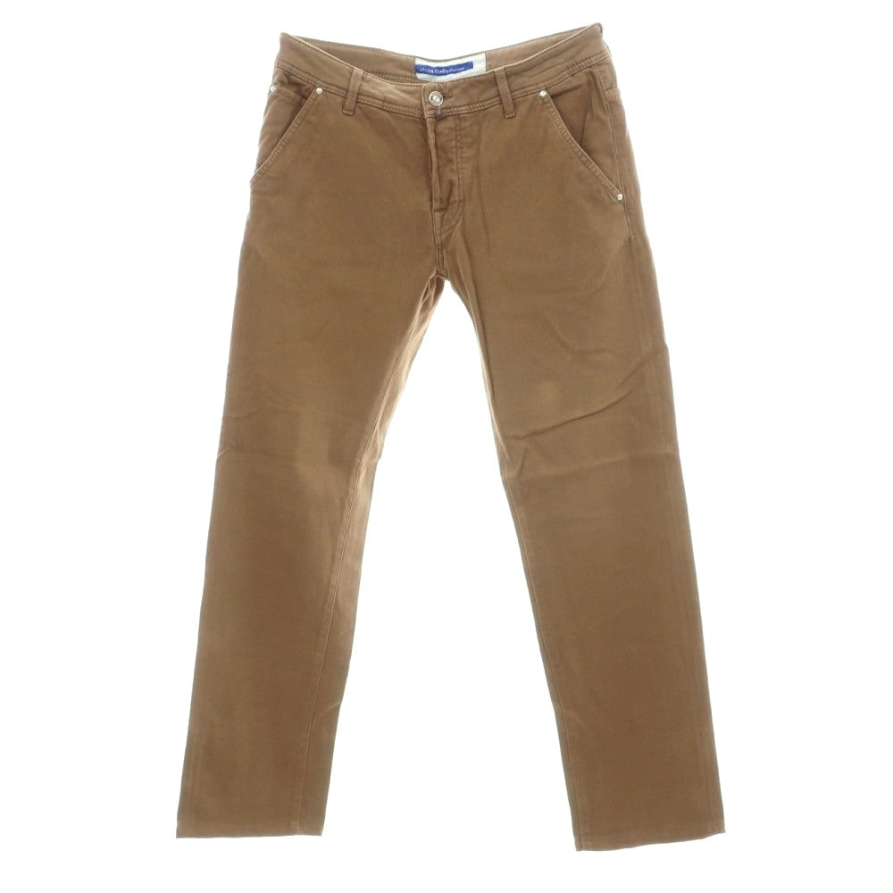 【中古】ヤコブコーエン JACOB COHEN LEONARD ストレッチ コットン 5ポケットパンツ ブラウン【サイズ34】【 状態ランクB 】【 メンズ 】