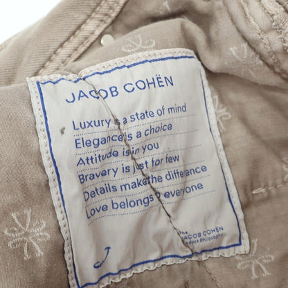 【中古】ヤコブコーエン JACOB COHEN LEONARD ストレッチ コットン 5ポケットパンツ グレージュ【サイズ33】【 状態ランクB 】【 メンズ 】