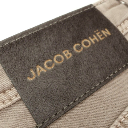 【中古】ヤコブコーエン JACOB COHEN LEONARD ストレッチ コットン 5ポケットパンツ グレージュ【サイズ33】【 状態ランクB 】【 メンズ 】