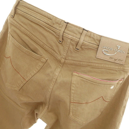 【中古】ヤコブコーエン JACOB COHEN LIMITED EDITION J622 ストレッチ コットン デニムパンツ ベージュ【サイズ33】【 状態ランクB 】【 メンズ 】