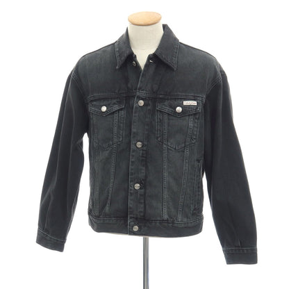 【中古】【未使用】カルバンクラインジーンズ Calvin klein Jeans コットン デニムジャケット グレーブラック【サイズサイズS(US)/ASIA(M)】【 状態ランクS 】【 メンズ 】